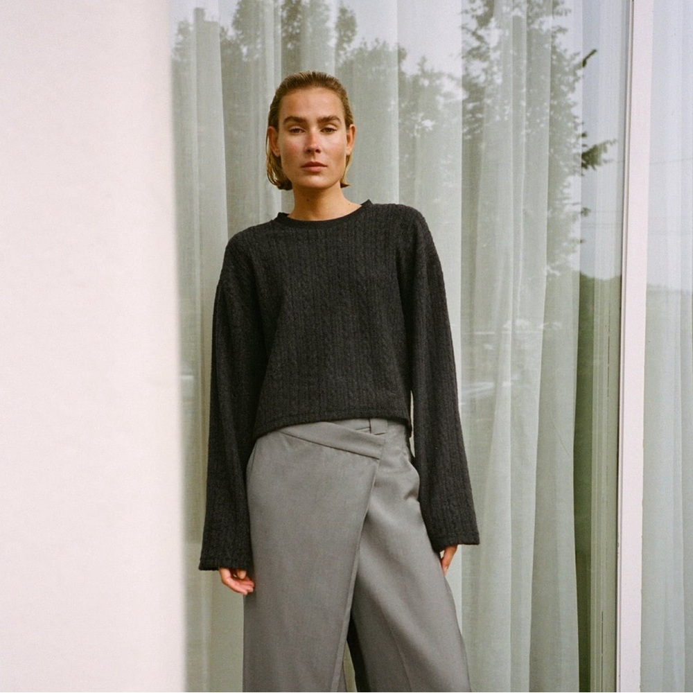 Zara Soft Cable Knit Sweater